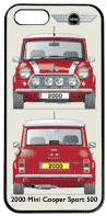 Mini Cooper Sport 2000 (red) Phone Cover Vertical